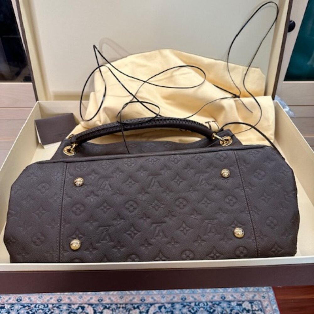 Louis Vuitton LV Dark Brown Monogram Artsy MM - Picture 3 of 8